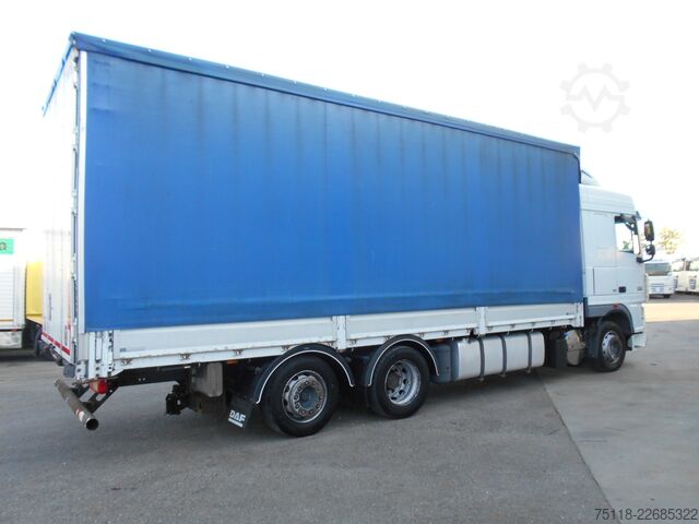 Samochód ciężarowy z plandeką typu platforma DAF XF 105.460 FAN 6x2 CENTINATO