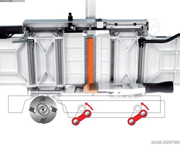 Dégauchisseuse et raboteuse HOLZKRAFT CASADEI PFS 520 TERSA