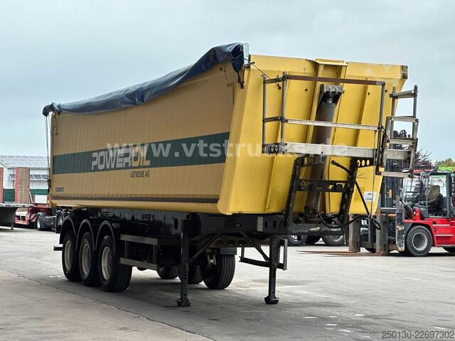 Semi-reboque basculante SCHMITZ CARGOBULL SKI 24 Alu-Kippauflieger, Getreide