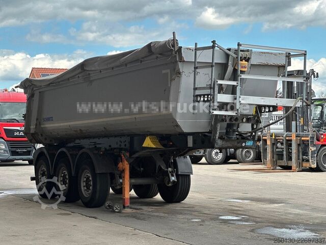 Semi-reboque basculante SCHMITZ CARGOBULL SKI 24 Kippauflieger m. Rollplane, Liftachse