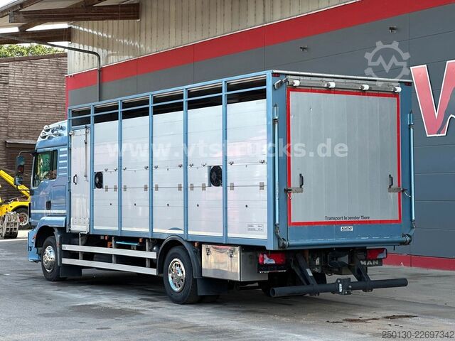 Camião para gado MAN TGM 15.290 1 Stock Köstner Viehaufbau