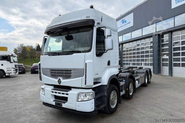 Roll-off tipper truck RENAULT Lander 8x2 Retarder Lift-&Lenkachse