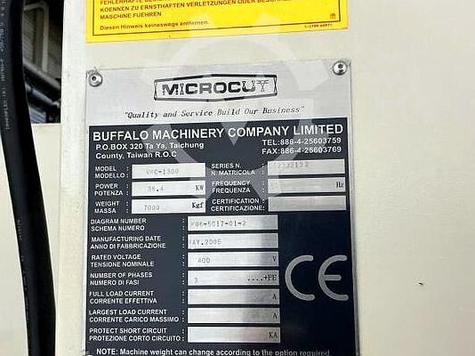 Fresadora Microcut VMC-1300 2005 Microcut VMC-1300