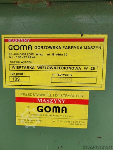 Universalborrmaskin GOMA W 25
