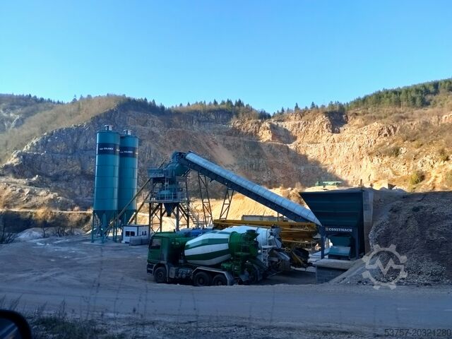 Central de betão, usina de concreto CONSTMACH 100 M3/H Fixed Concrete Batching Plant