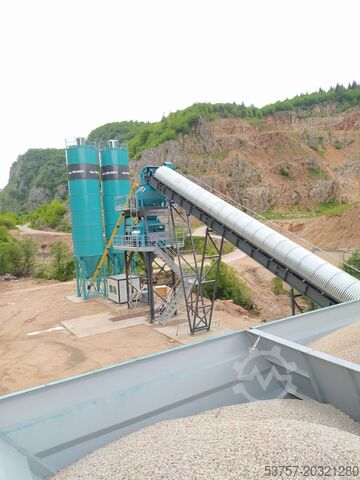 Central de betão, usina de concreto CONSTMACH 100 M3/H Fixed Concrete Batching Plant