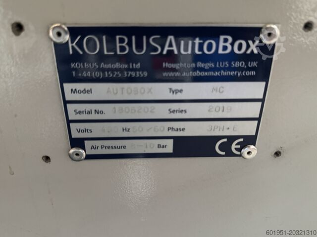 Macchina per l'imballaggio del cartone Kolbus Boxmaker AutoBox AB 300 + MC300