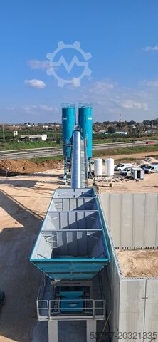 Central de betão, usina de concreto CONSTMACH 120 M3/H Fixed Concrete Batching Plant