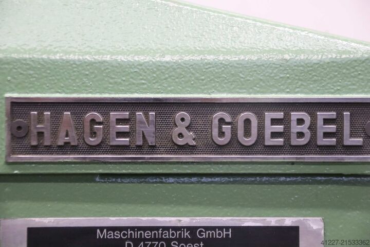 Knackningsmaskin Hagen & Göbel HG 6