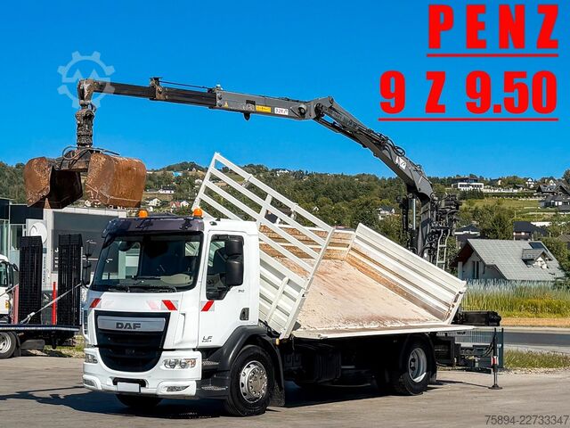 Autolaadkraan DAF LF 310 * Kipper 4,60 m + KRAN / Bordmatic!