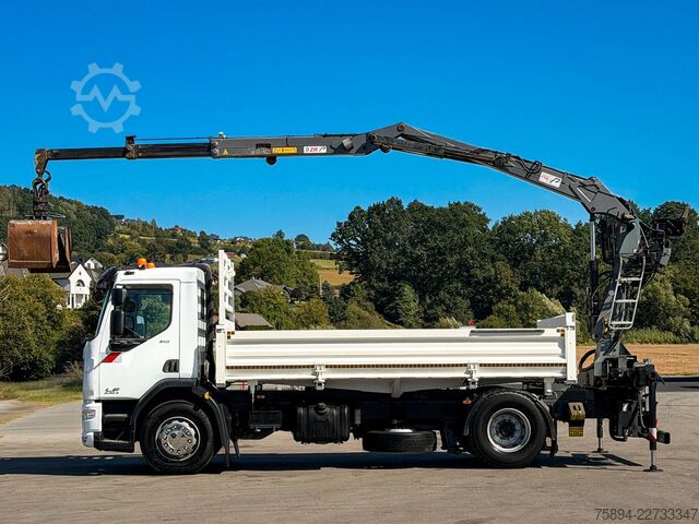 Autolaadkraan DAF LF 310 * Kipper 4,60 m + KRAN / Bordmatic!