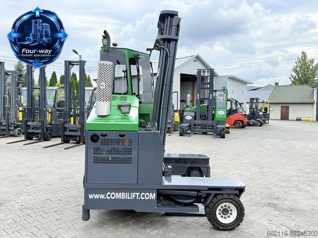 Wózek widłowy czterokierunkowy Combilift C4000 GAS DUPLEX 4050MM FULL CABIN