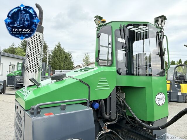 Wózek widłowy czterokierunkowy Combilift C4000 GAS DUPLEX 4050MM FULL CABIN