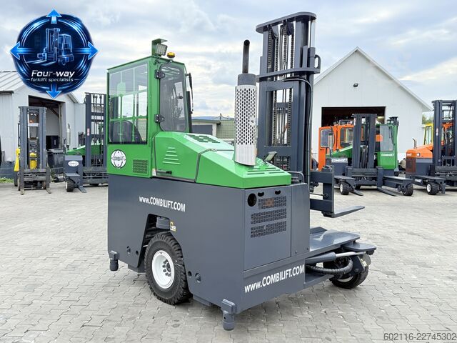 Wózek widłowy czterokierunkowy Combilift C4000 GAS DUPLEX 4050MM FULL CABIN