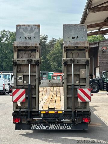 Semirimorchio ribassato MÜLLER-MITTELTAL TS3 Profi 30,0 Tieflader mit NLA & hydr. Rampen
