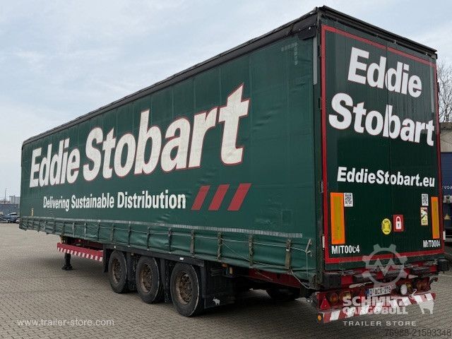 Nyitott ponyvás félpótkocsi Schmitz Cargobull Curtainsider Mega