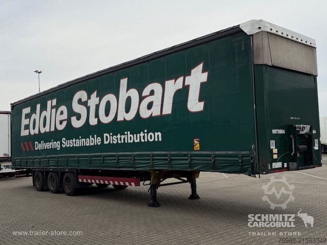 Nyitott ponyvás félpótkocsi Schmitz Cargobull Curtainsider Mega