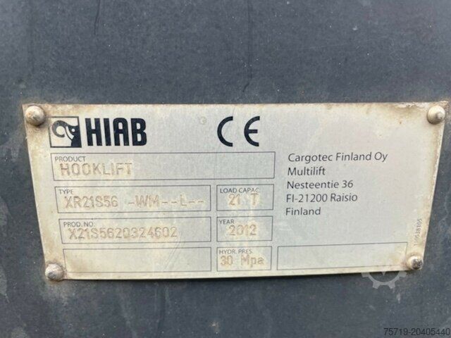 Kippers vrachtauto Mercedes-Benz 2541 Actros 6x2 Multilift XR