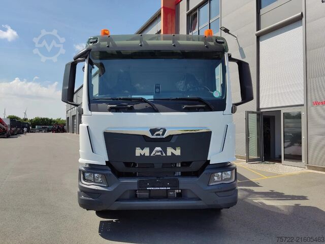 Ανατροπή 3 όψεων MAN TGM 18.320 4x2 BL MEILLER Krankipper Palfinger