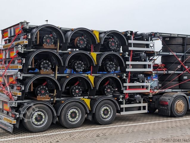 Wissellaadbak oplegger  OZGUL TRELER 45/40/30/20 Heckbündig