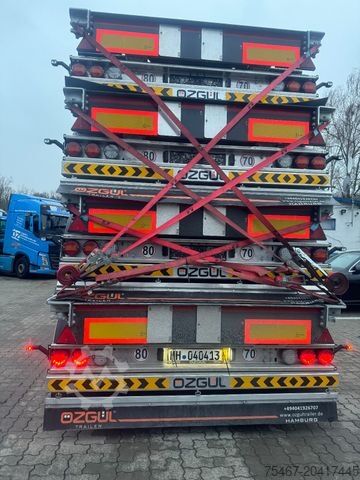 Wissellaadbak oplegger  OZGUL TRELER 45/40/30/20 Heckbündig