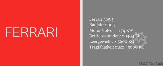 Containerstapler CVS Ferrari 365