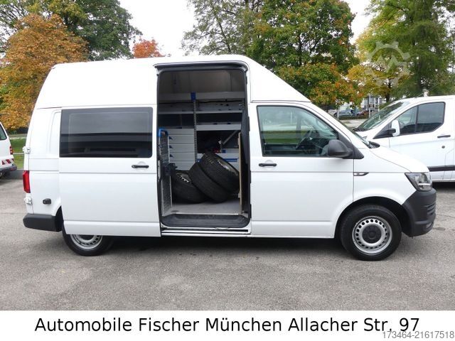 High top van VOLKSWAGEN T6 Transporter Kasten *Sortimo *SHZ*hohe Türe*