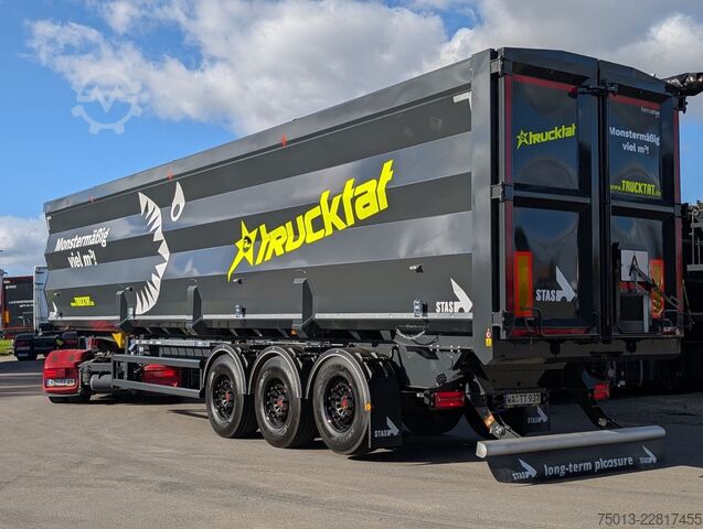 Semirimorchio ribaltabile STAS HardoX Stahl 74 m³, 2x Liftachse, MIETEN?