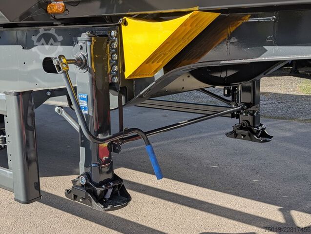 Semirimorchio ribaltabile STAS HardoX Stahl 74 m³, 2x Liftachse, MIETEN?