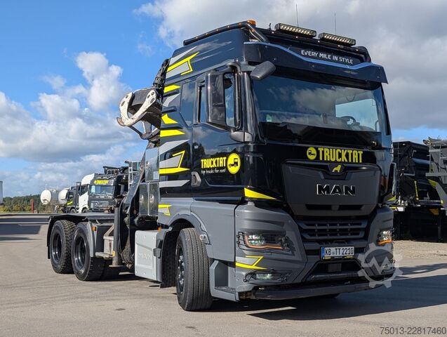 Autocarro forestale MAN TGX 33.510 BL SA 6x4 SZM, EPSILON S260Z96,Miete?