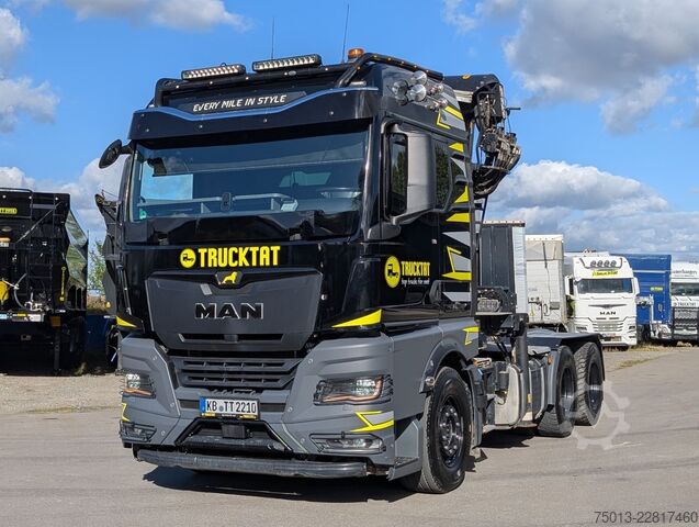 Autocarro forestale MAN TGX 33.510 BL SA 6x4 SZM, EPSILON S260Z96,Miete?