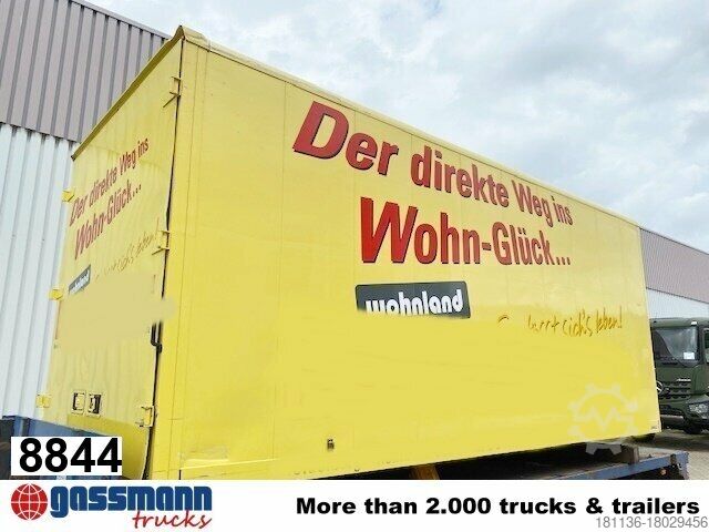 Vrachtwagen met bakwagen Junge Möbelkofferaufbau, 36 cbm