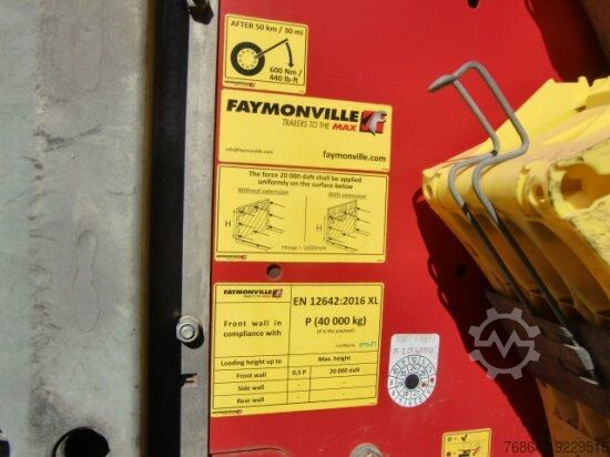 Dieplader oplegger FAYMONVILLE TELEMAX 29,5 METER!!!, DOPPELTELE ,AUSZIEHBAR