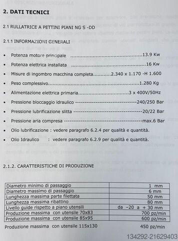 Thread rolling machine SMART MACHINERY NG S-DD