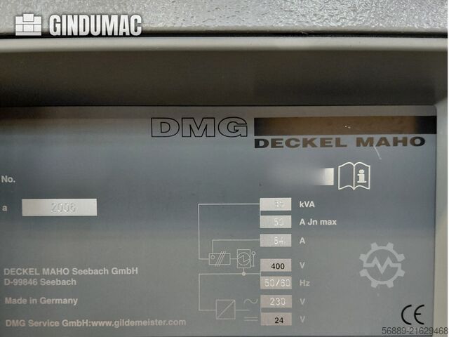 DECKEL MAHO DMC 635 V DECKEL MAHO DMC 635 V