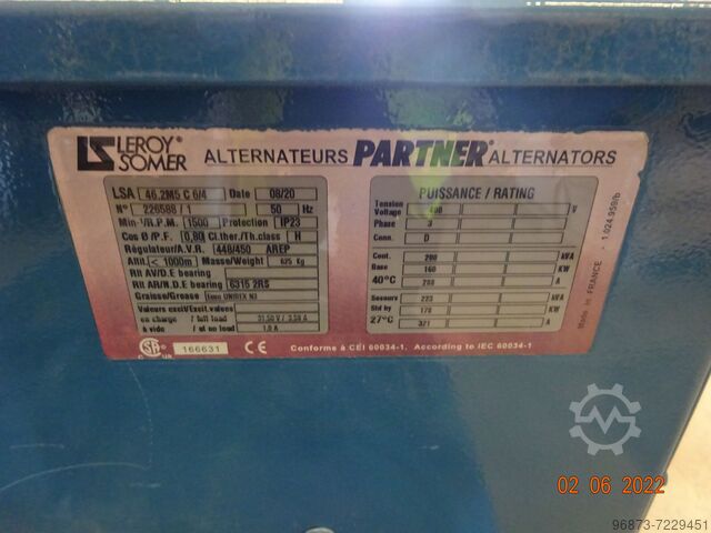 GENERATOR LSA 46.2 M5 4p Leroy Somer LSA 46.2 M5 4p