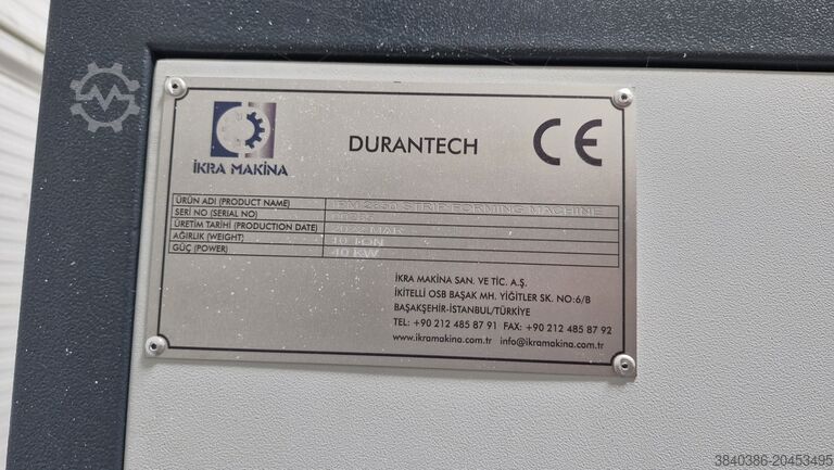 Stripvormmachine (buisbeugelklem) Ikra Makina & Akdeniz IPM-2850 & APP210DT4