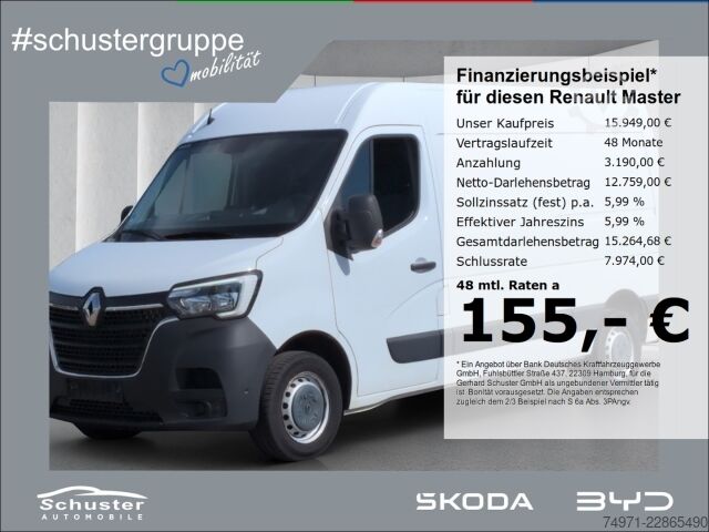 Kassevogn Renault Master Kasten L2H2 3,3t 2.3D*Tempo R-Kam Spurass