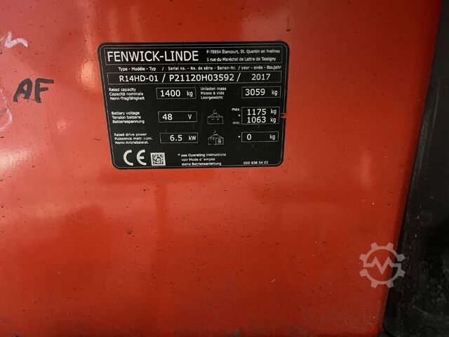 Carretilla retráctil Linde R14HD-01