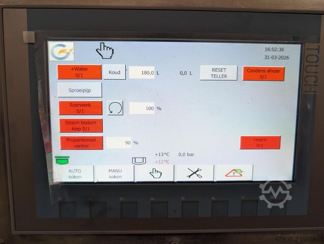 Kocioł warzelny Berief KIPPKO 1200L Berief KIPPKO 1200L cooking kettle