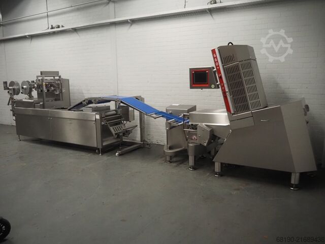 Snij- en verpakkingslijn Treif/variovac Divider 660+ / 420. OL0707