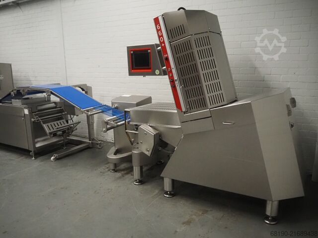Snij- en verpakkingslijn Treif/variovac Divider 660+ / 420. OL0707