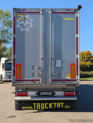 Semi-remorque à plancher roulant KRAKER 92 cbm, 8 mm Boden, Liftachse, BPW, MIETEN?