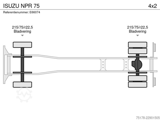  ISUZU NPR 75