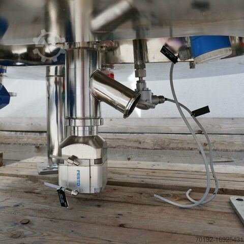 920 liter farmaceutische procestank gemaakt van V4A met magnetisch roerwerk  