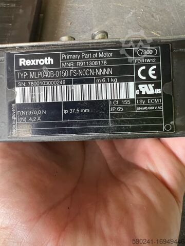 Attuatore lineare elettrico lineare elettrico di precisione Rexroth MLPO40B-0150-FS-NOCN-NNNN