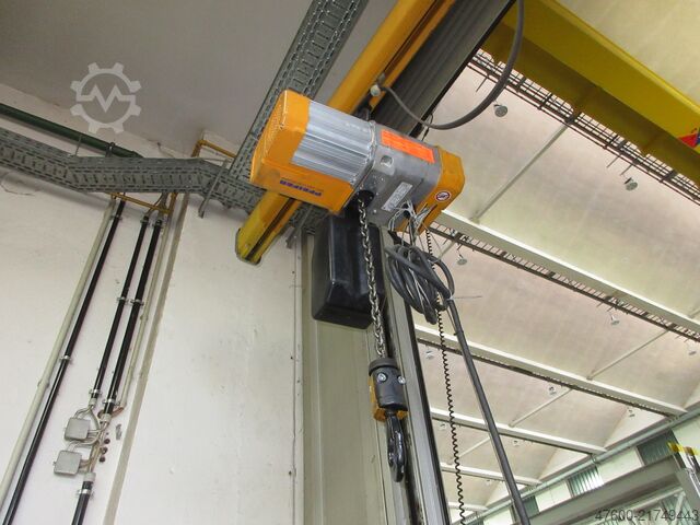 Grue à flèche Demag KBK Kran Drehkran Hallenkran L 3m Demag KBK2 500Kg + PK Kettenzug H3,8m