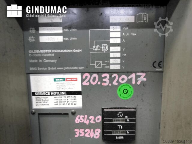 Horizontale draaimachine Gildemeister GILDEMEISTER CTX 420 linear