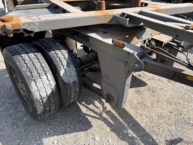 Reboque de chassis intercambiável x 15xLafette Zwilling Verzinkt lange Bälge