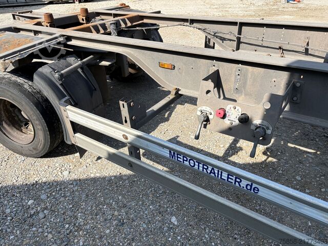 Reboque de chassis intercambiável x 15xLafette Zwilling Verzinkt lange Bälge